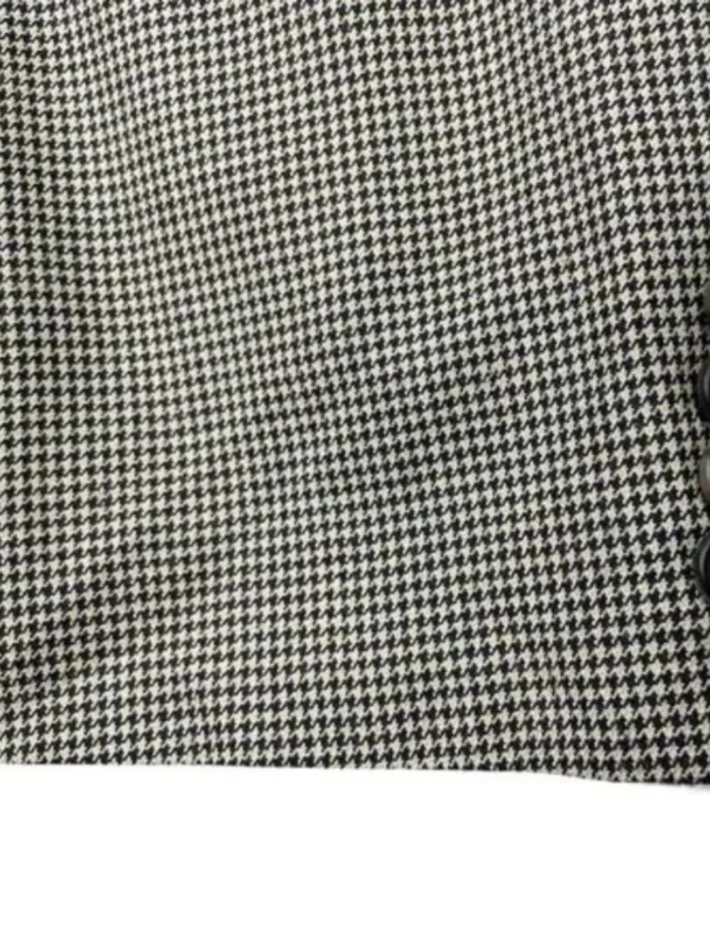 Ralph Lauren Silk Wool Men's 48 Long Houndstooth Blazer Jacket Sports Coat 48L